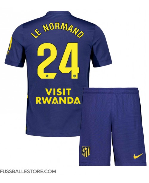 Günstige Atletico Madrid Robin Le Normand #24 Auswärts Trikotsatzt Kinder 2025-26 Kurzarm (+ Kurze Hosen) Günstige Atletico Madrid Robin Le Normand #24 Auswärts Trikotsatzt Kinder 2025-26 Kurzarm (+ Kurze Hosen)